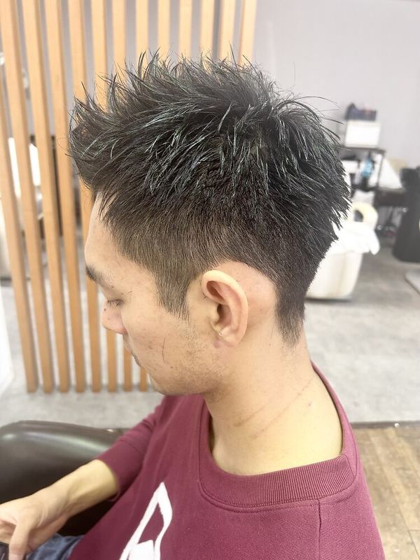 《好印象ベリーショート》シャープな束感で男らしく
