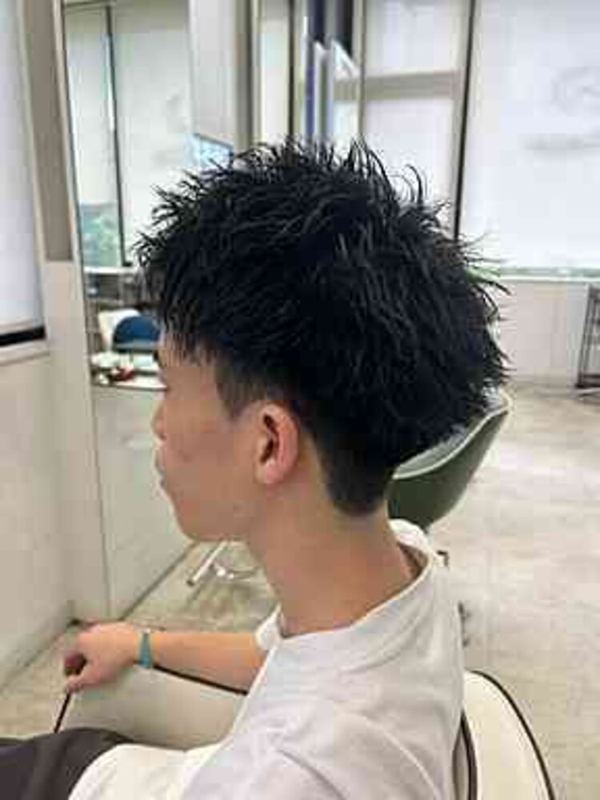 爽やか束感メンズショート|好印象スタイル
