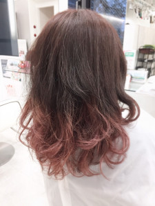 グラデーションピンク
